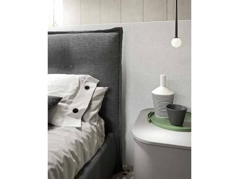 Letto matrimoniale con contenitore Leggo Mab a prezzo scontato