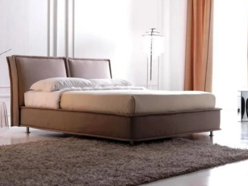 Letto matrimoniale con contenitore Letto bordo' Hoppl a prezzo ribassato