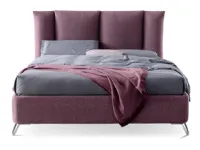 Letto imbottito modello Letto matrimoniale co con contenitore di Artigianale scontato 40%