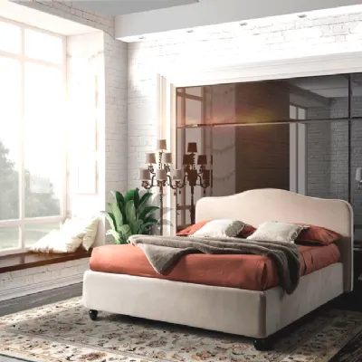 Letto imbottito modello Letto matrimoniale mod.lipari con box-contenitore in promo-sconto del 50% di Collezione esclusiva scontato 46%