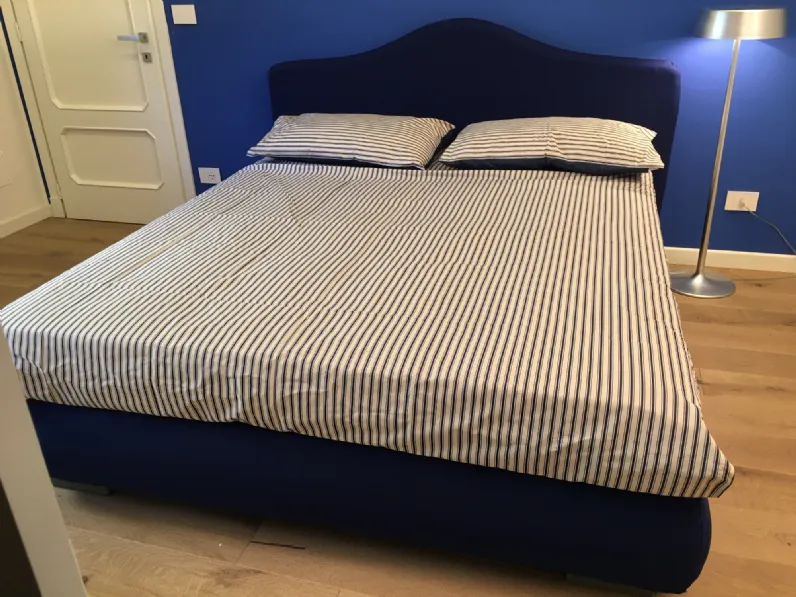 Letto moderno con contenitore Luxury round Oggioni a prezzo scontato