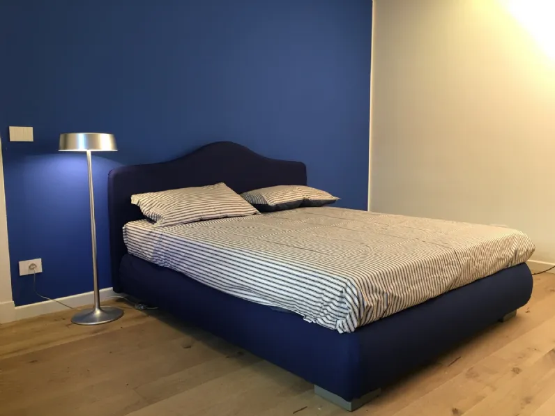 Letto moderno con contenitore Luxury round Oggioni a prezzo scontato