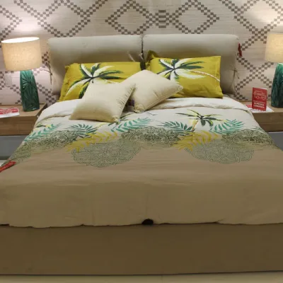 Letto moderno con contenitore New krissy Collezione esclusiva a prezzo scontato