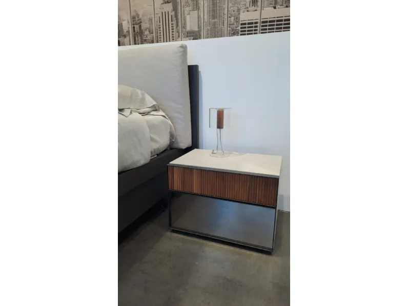 Letto Nikky con contenitore e rete 160x200 di Tomasella scontato del 30%