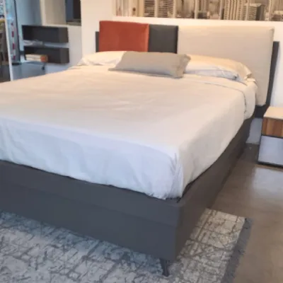 Letto Nikky con contenitore e rete 160x200�di Tomasella scontato del 30%