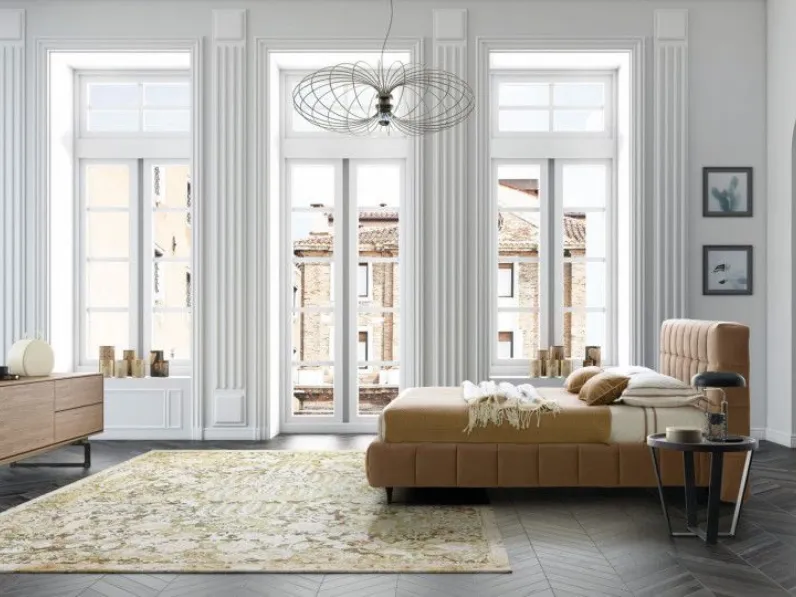 Letto moderno con contenitore Orange Artigianale a prezzo scontato