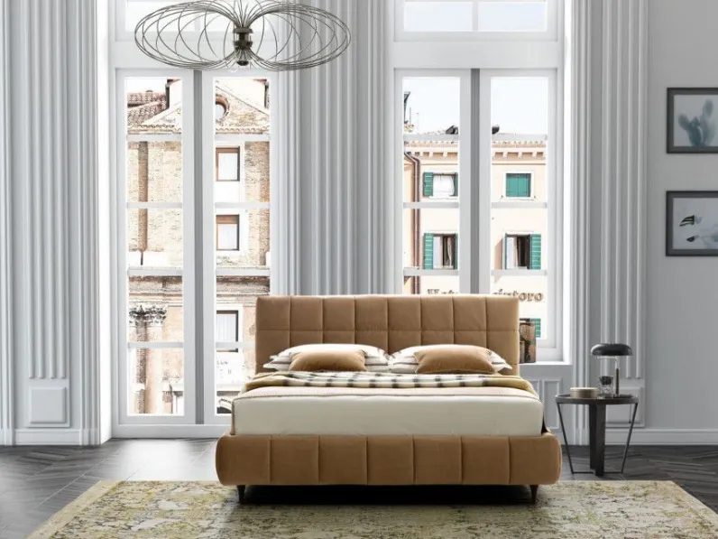 Letto moderno con contenitore Orange Artigianale a prezzo scontato