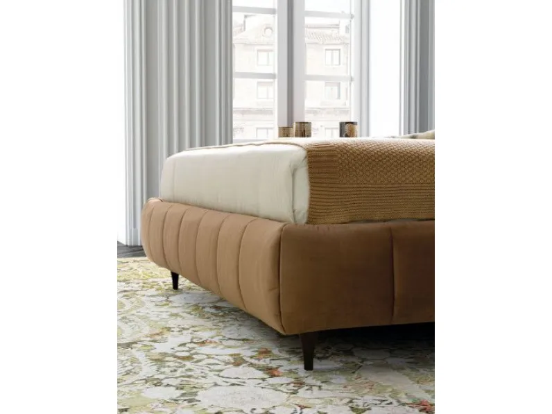 Letto moderno con contenitore Orange Artigianale a prezzo scontato