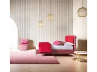 Letto moderno con contenitore Phlox Mottes selection a prezzo scontato
