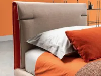 Letto moderno con contenitore Spin Samoa a prezzo ribassato