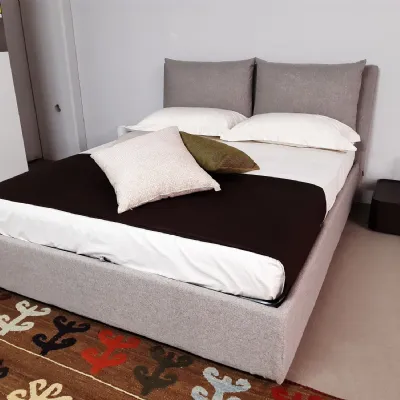 Letto moderno con contenitore Tango Noctis a prezzo ribassato