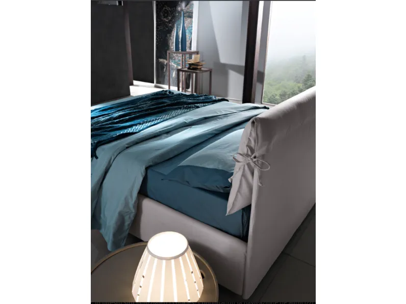 Letto moderno con contenitore Viola Collezione esclusiva a prezzo ribassato
