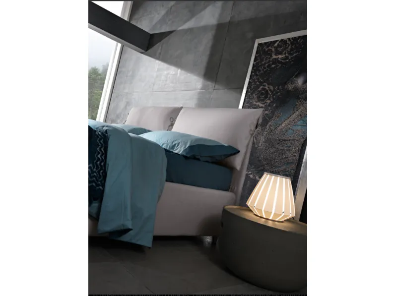 Letto moderno con contenitore Viola Collezione esclusiva a prezzo ribassato