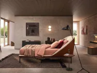 Letto matrimoniale moderno Domenica Pianca a prezzo scontato