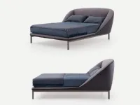 Letto moderno con gambe Domenica Pianca a prezzo ribassato