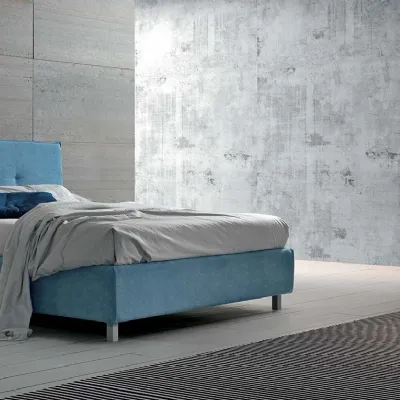 Letto moderno con gambe Elide Stilfar a prezzo scontato
