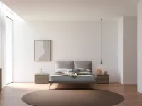 Letto imbottito modello Letto matrimoniale modello alissa di Orme scontato 40%