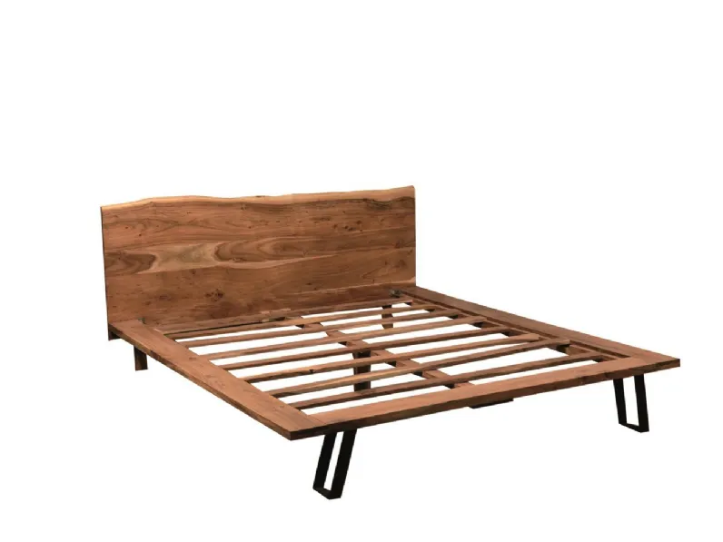 Letto in legno modello Letto matrimoniale suar foster in offerta   di Outlet etnico scontato 20%