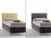 Letto moderno con gambe Twist * Samoa a prezzo scontato