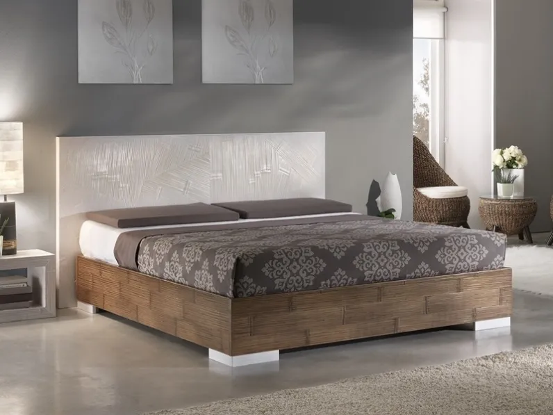 Letto moderno con giroletto Etnico moderno dubai Artigianale a prezzo scontato