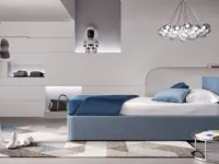 Letto moderno con giroletto Gelsomino Mottes selection a prezzo scontato