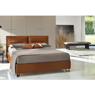 Letto moderno con giroletto Iride * Rosini a prezzo ribassato