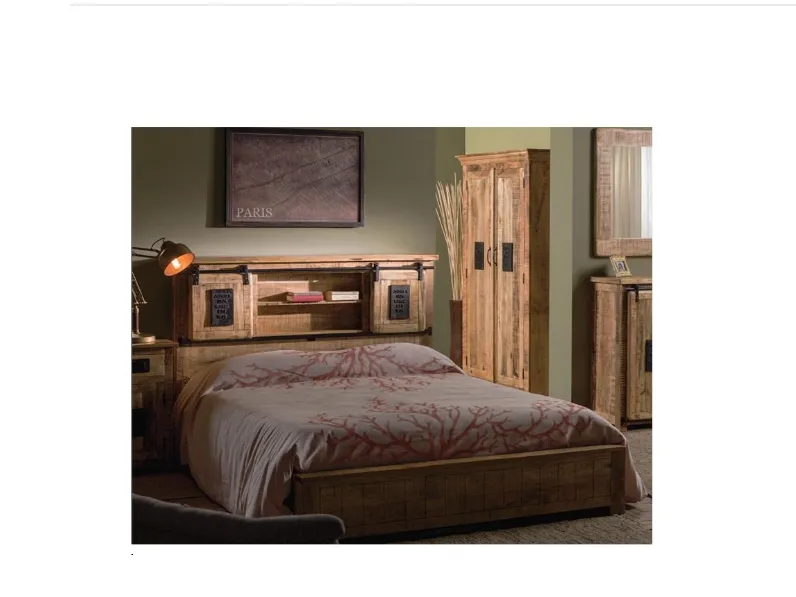 Letto moderno con giroletto Letto industrial con testiera scorrevole Nuovi mondi cucine a prezzo ribassato