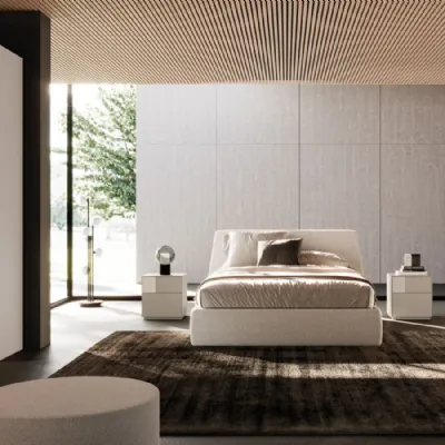 Letto moderno Letto matrimoniale modello tessa Orme con un ribasso del 40%