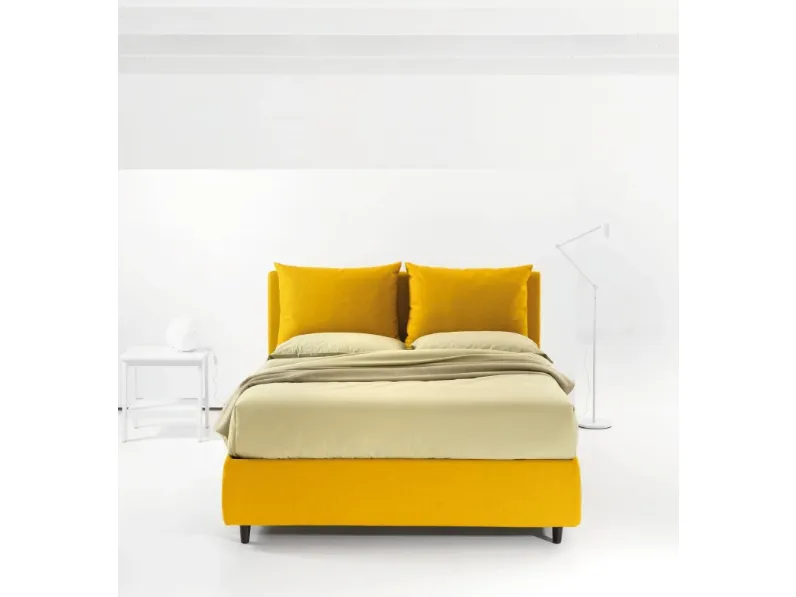 Letto imbottito con contenitore Letto mod terra�Artigianale�a prezzo scontato