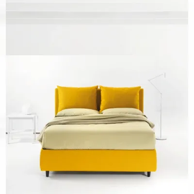 Letto imbottito con contenitore Letto mod terra�Artigianale�a prezzo scontato
