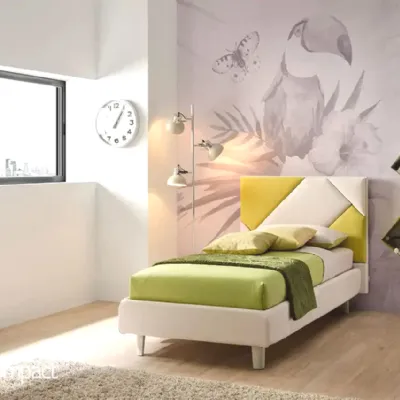 Letto singolo moderno Cross Moretti compact a prezzo scontato