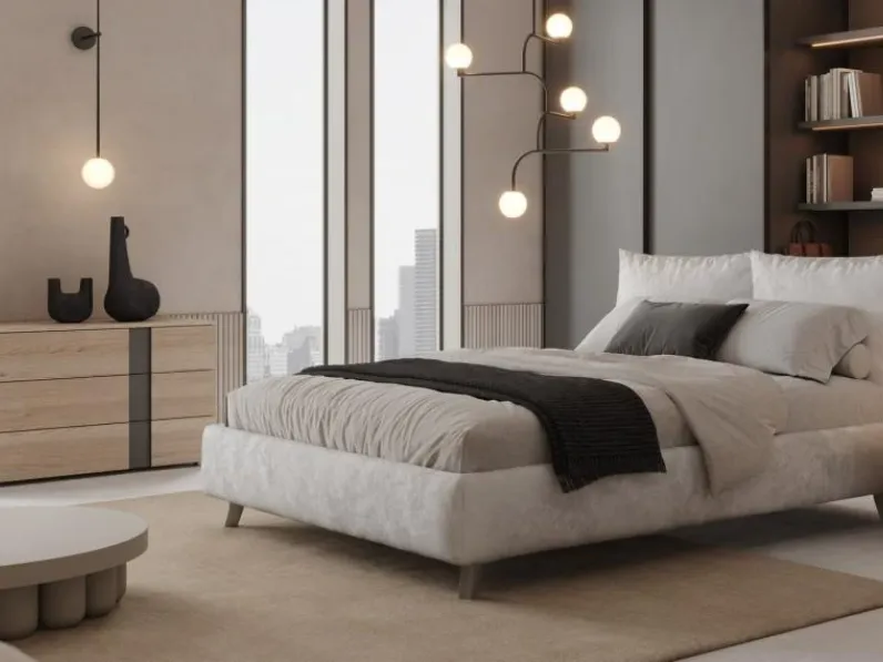 Letto moderno Dalton Giessegi scontato 30%