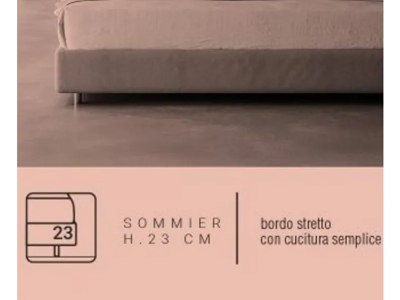 Letto Dedalo * Biba salotti a PREZZI OUTLET