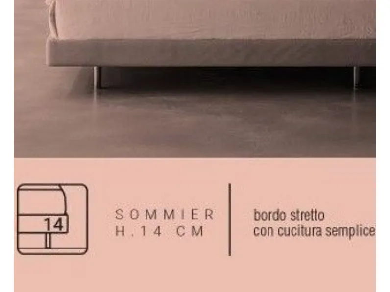 Letto Dedalo * Biba salotti a PREZZI OUTLET