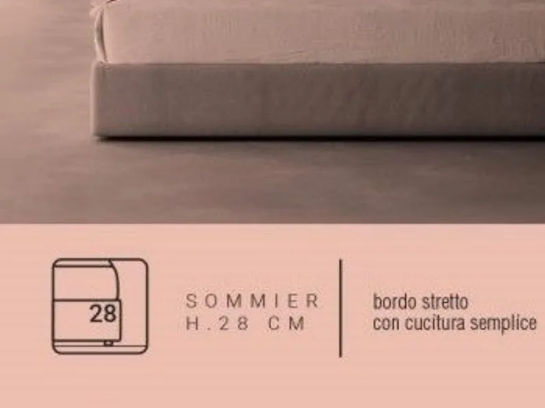 Letto Dedalo * Biba salotti a PREZZI OUTLET