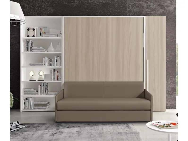 Letto moderno Divano letto a scomparsa spazio prof. 39 Artigiani veneti con uno sconto esclusivo