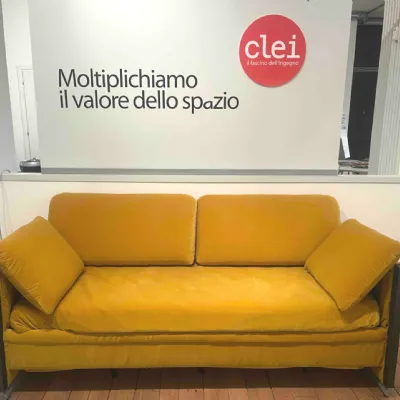 Letto imbottito a scomparsa Doc divano letto a castelloCleia prezzo ribassato