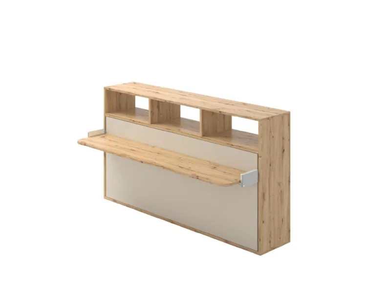 Letto in laccato con piedini Dual Zg mobili a prezzo scontato