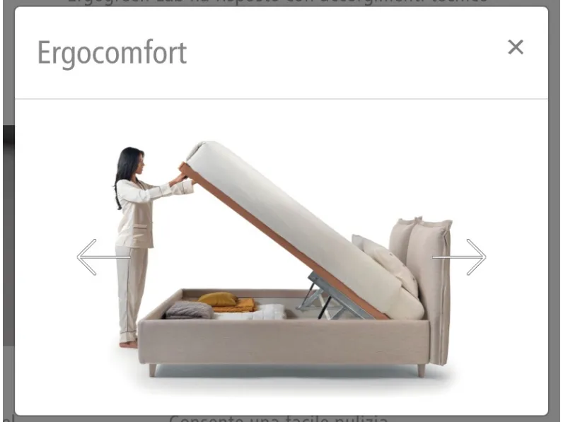 Letto matrimoniale Jasm Ergogreen con un ribasso IMPERDIBILE