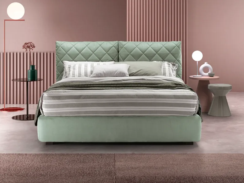 Letto matrimoniale moderno Kilt Biel a prezzo scontato
