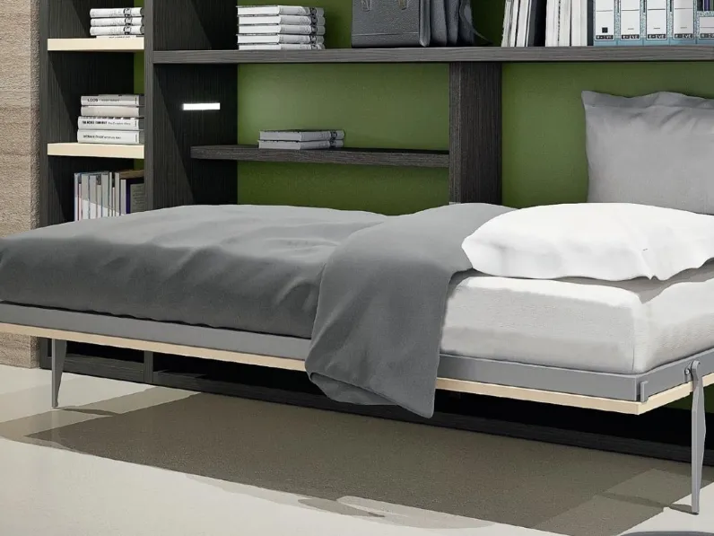 Letto moderno Letto a scomparsa sinolo apertura orizzontale top single Artigianale scontato 48%