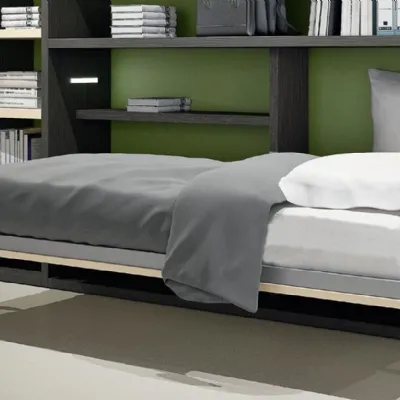 Letto moderno Letto a scomparsa sinolo apertura orizzontale top single Artigianale scontato 48%