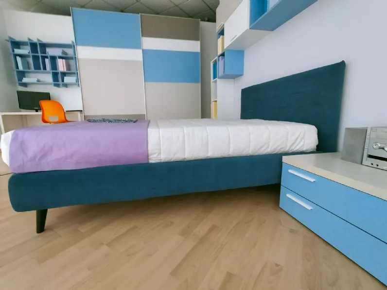 Letto imbottito Samoa in OFFERTA OUTLET - 40%