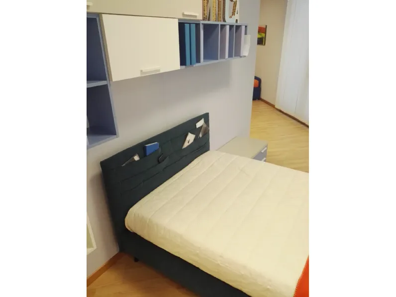 Letto imbottito Samoa in OFFERTA OUTLET - 40%