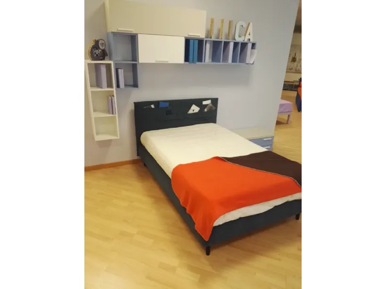 Letto imbottito Samoa in OFFERTA OUTLET - 40%