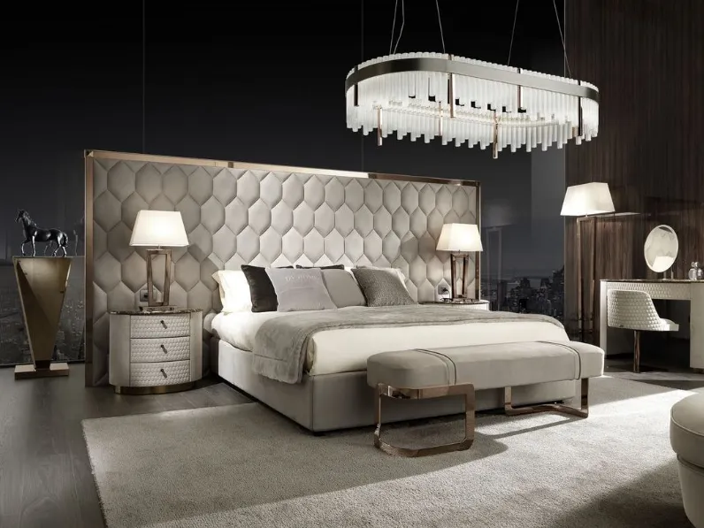 Letto king size Letto luxury con testata maxi  Md work con uno sconto IMPERDIBILE