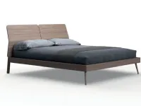 LETTO Letto moderno in legno laccato Mottes selection in OFFERTA OUTLET