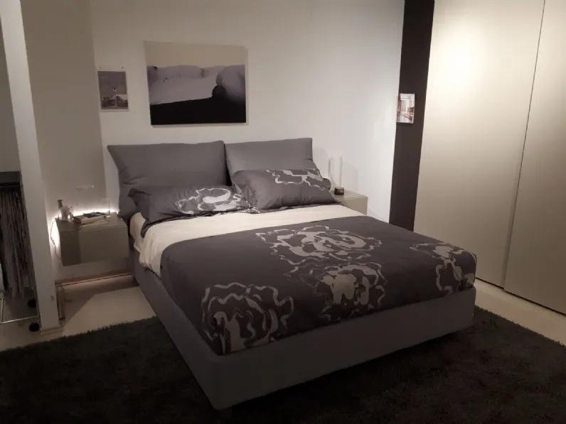 Letto moderno Letto oggioni modello dan con contenitore e materasso Oggioni scontato 100%