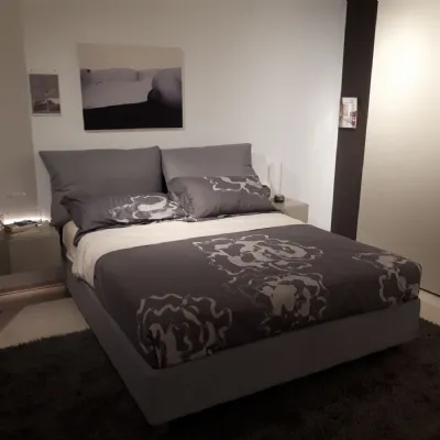 Letto moderno Letto oggioni modello dan con contenitore e materasso Oggioni scontato 100%