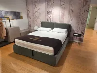 Letto matrimoniale moderno Letto tessuto con contenitore box Felis a prezzo ribassato